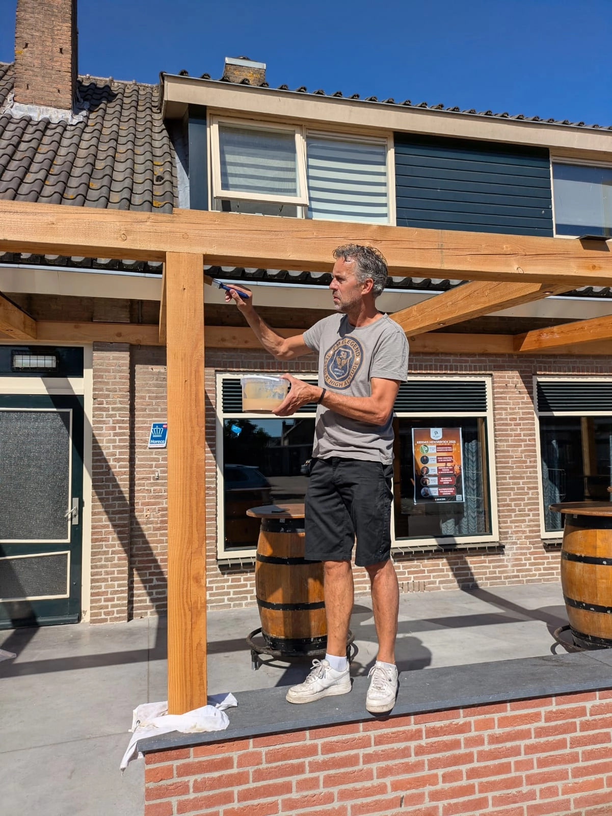 Nieuw terras