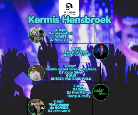 Poster Kermis Hensbroek site